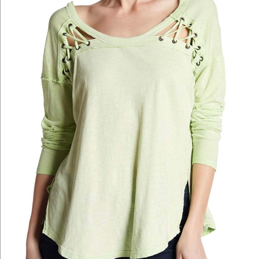 Free People First Love Tee-illuminating lemoncello